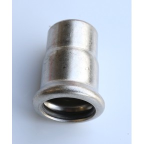 Stainless steel press-fit end cap